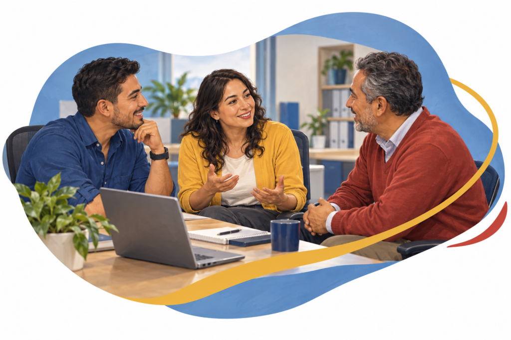 Escucha activa y apoyo emocional entre compañeros de trabajo